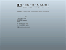 Tablet Screenshot of hiperformance-center.com
